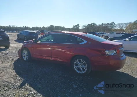 2015 Chevrolet Impala 1Lt из США, поврежденный, VIN 2G1115SL4F9167152